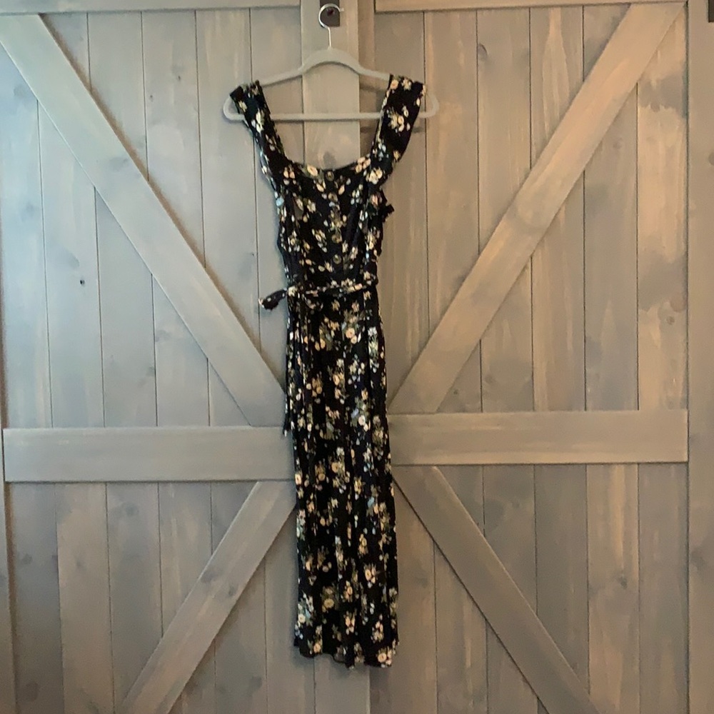 American Eagle Floral Jumpsuit, small